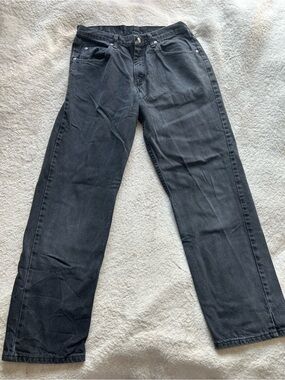 Wrangler Men's Relaxed Black Jeans
